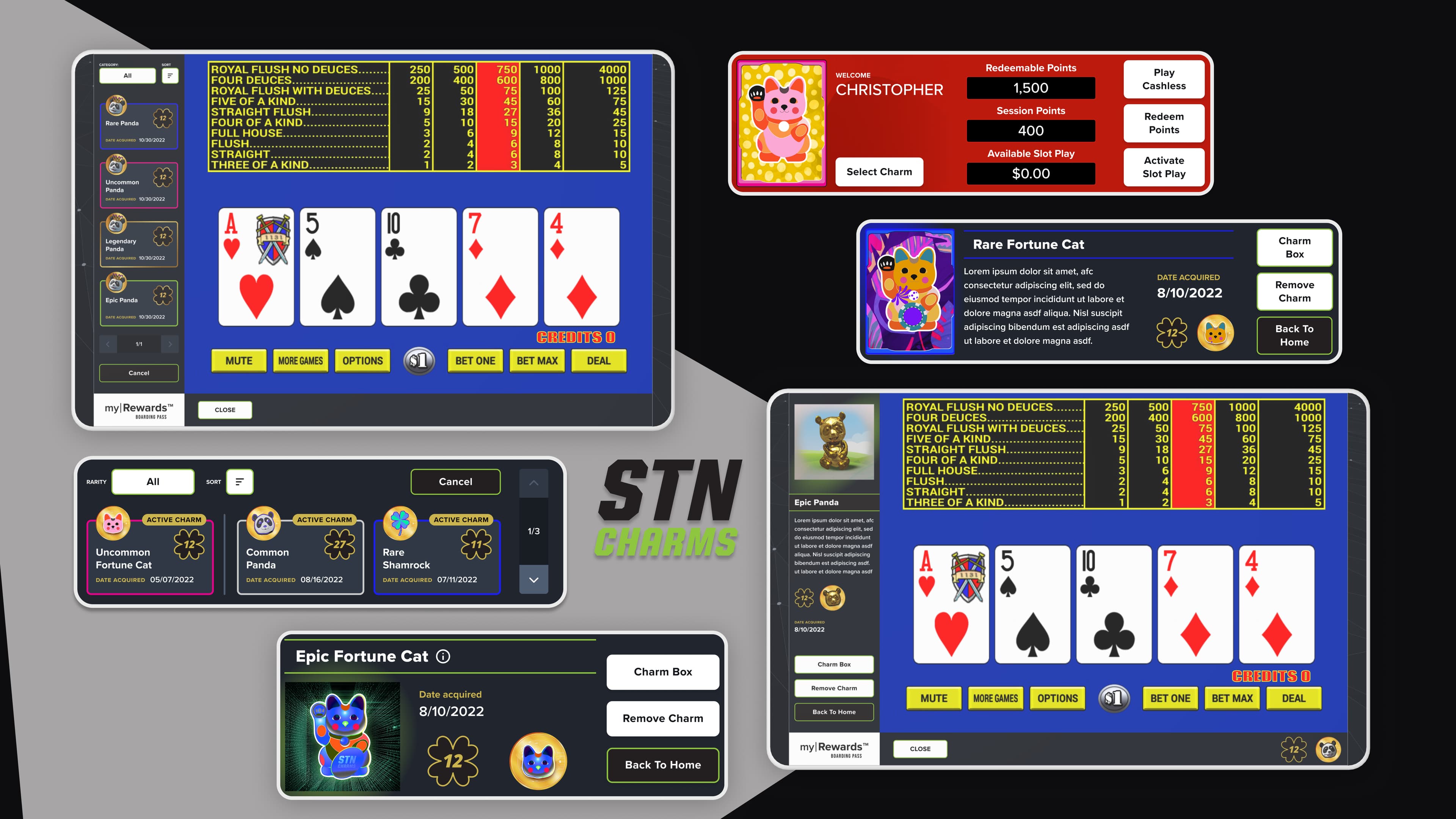 STN Charms – Gamified Player Engagement Experience detail 3