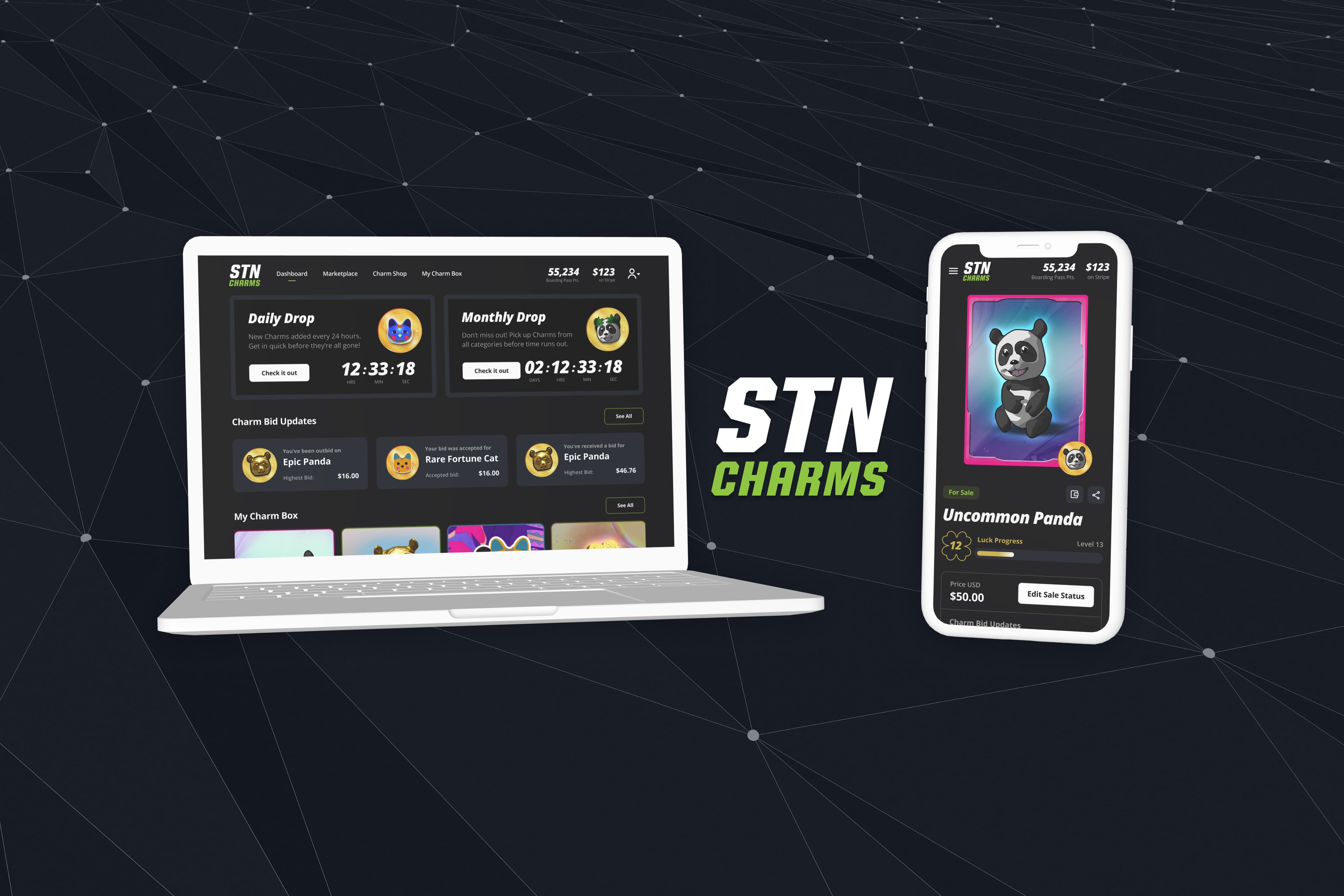 STN Charms – Gamified Player Engagement Experience